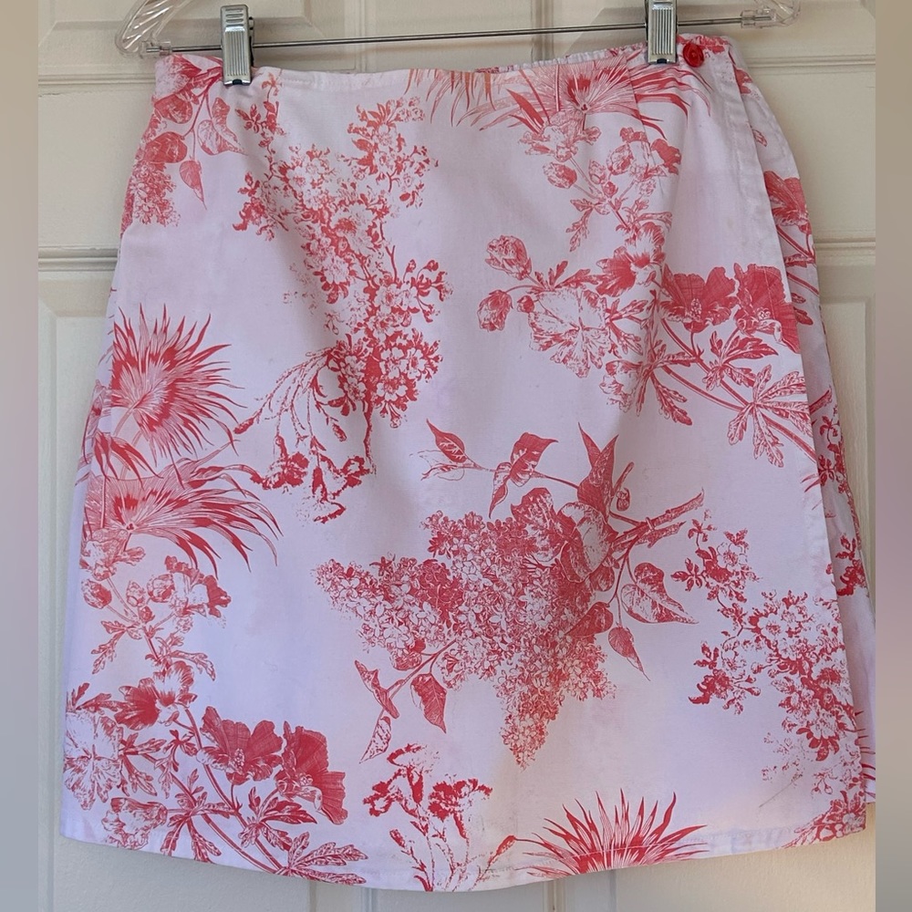 Denim & Company Toile Look Skorts Size Medium